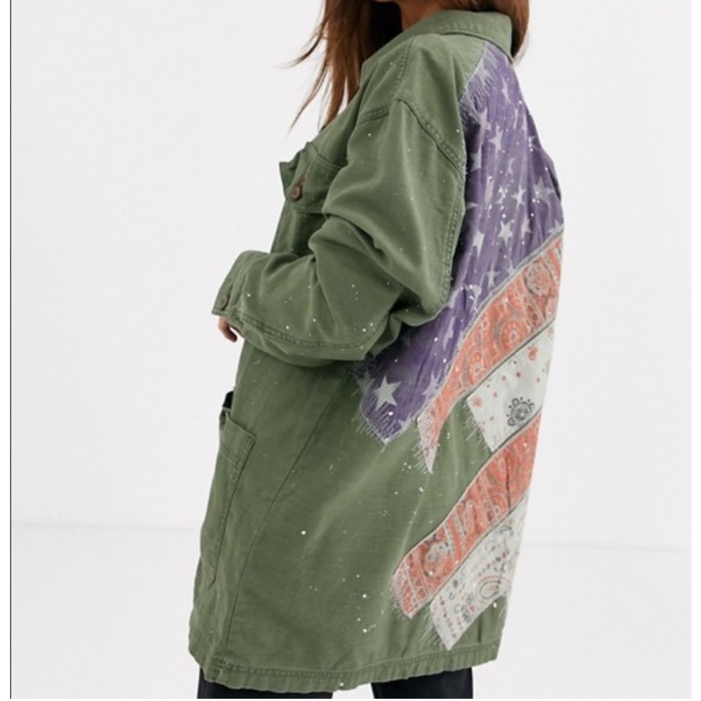 Free People Spruce Military Jacket - Picture 3 of 10